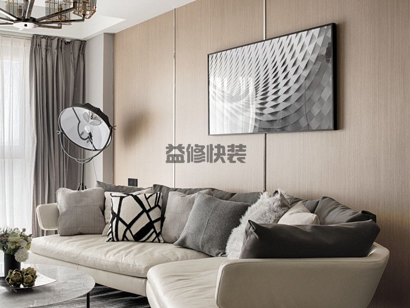  中式古典裝修風格電視墻,舊房墻面翻新價格,中式古典裝修風格室內圖片(圖1)