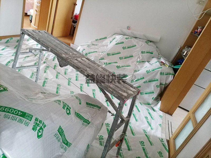 德陽廣漢市客廳頂部鏟除重做,廚房改造(圖1) 德陽廣漢市客廳頂部鏟除重做,廚房改造(圖1)